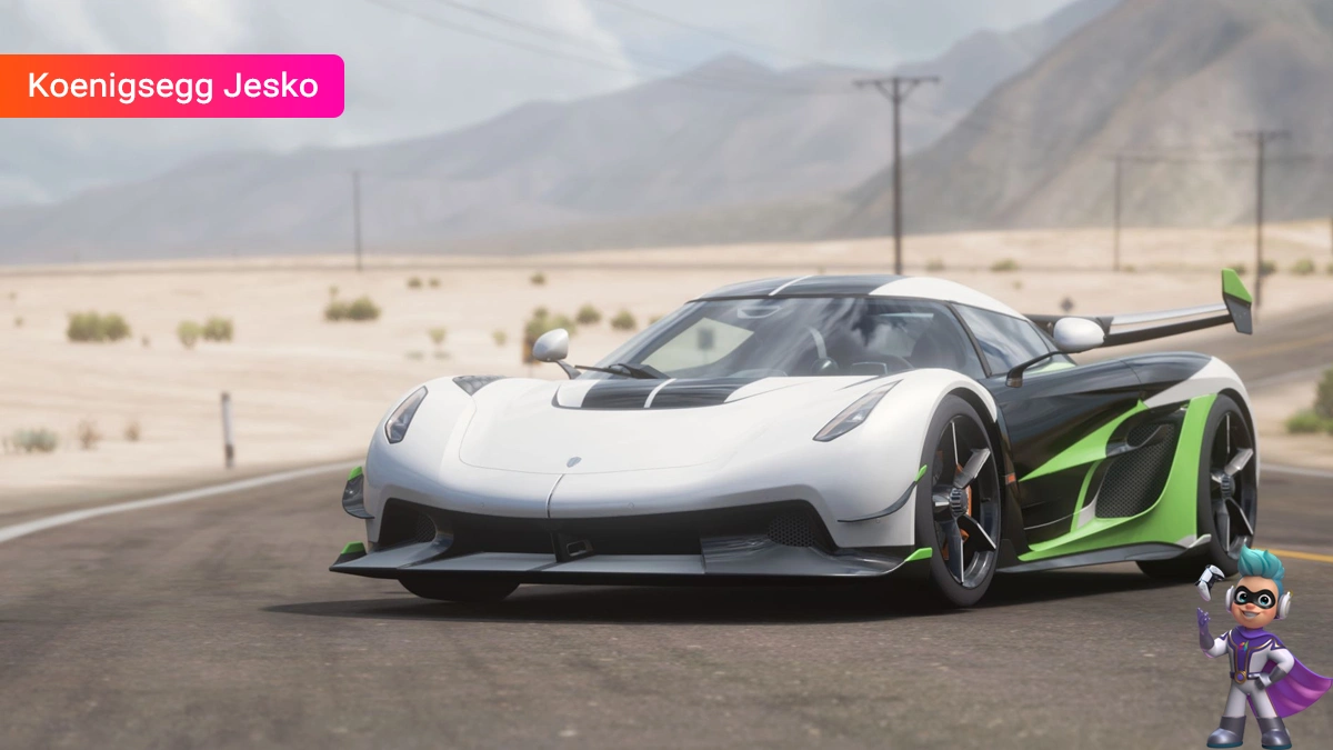 ماشین Koenigsegg Jesko – جت روی آسفالت