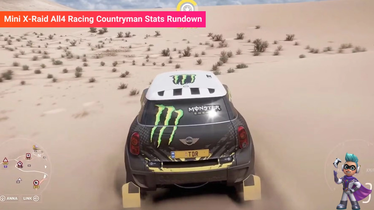 ماشین Mini X-Raid All4 Racing Countryman Stats Rundown