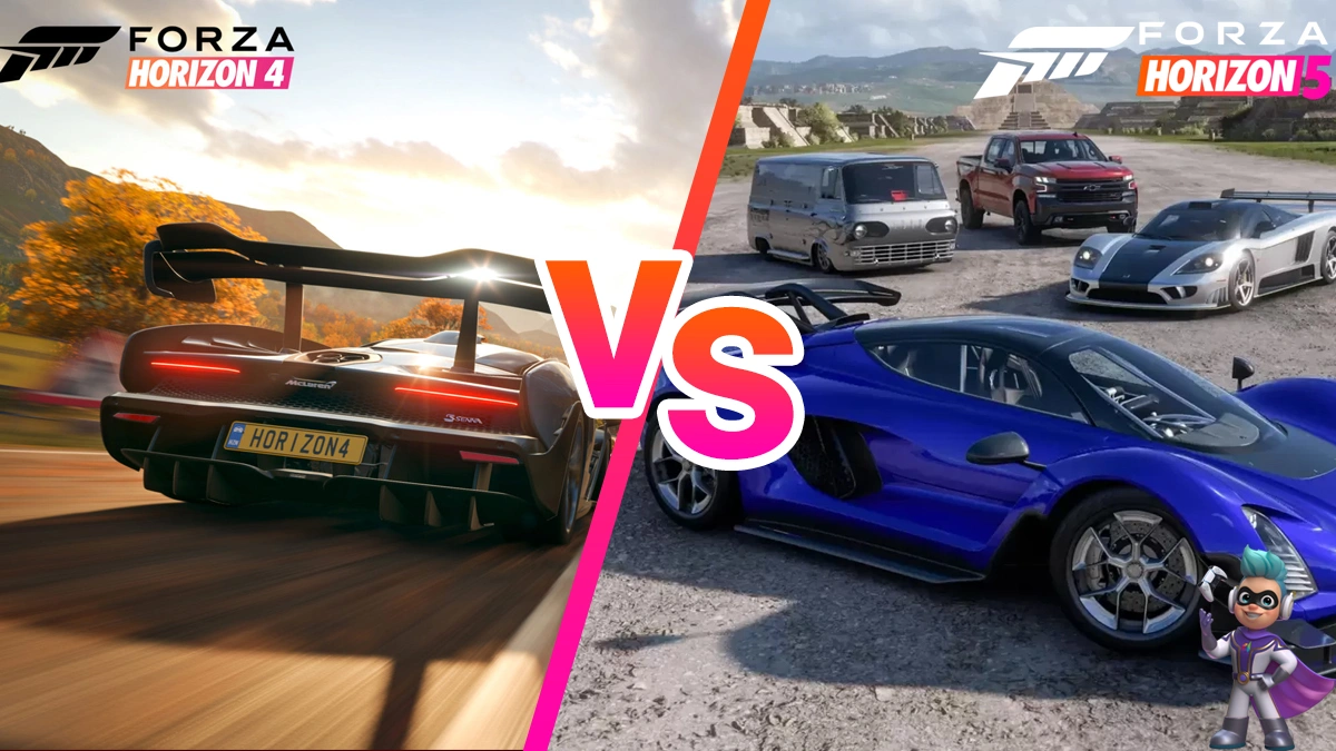 رقابت واقعی‌تر؛ Forza Horizon 5 بهتره یا 4؟