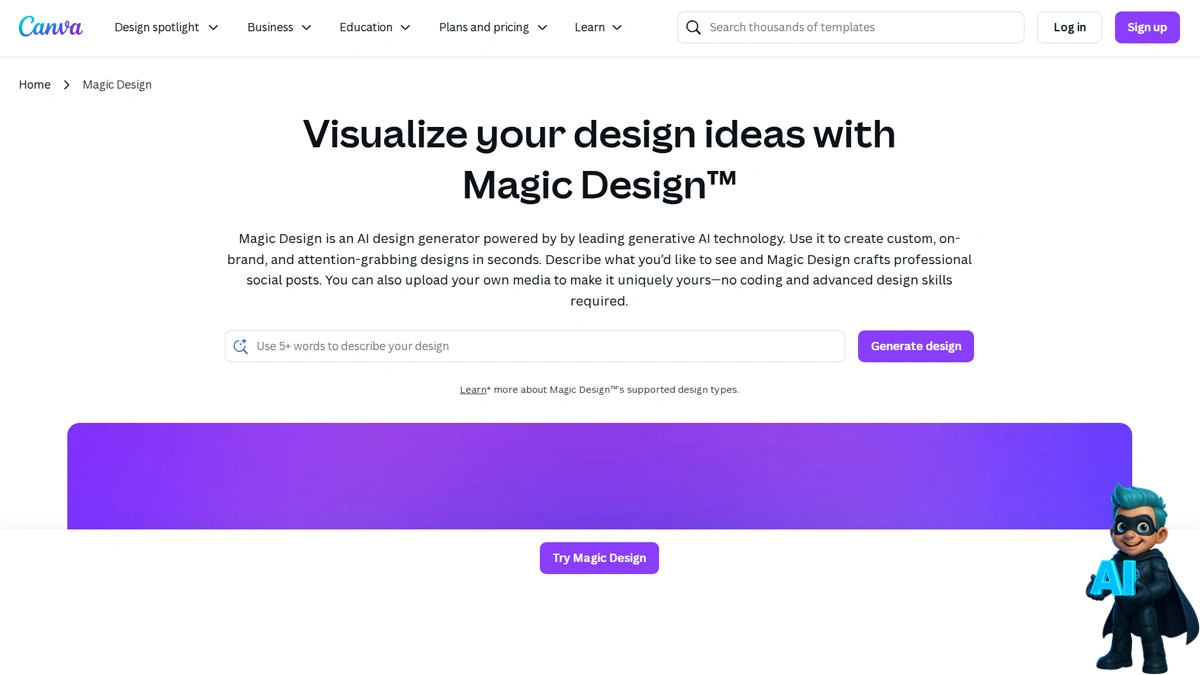 Canva - ادیت عکس حرفه‌ای با هوش مصنوعی
