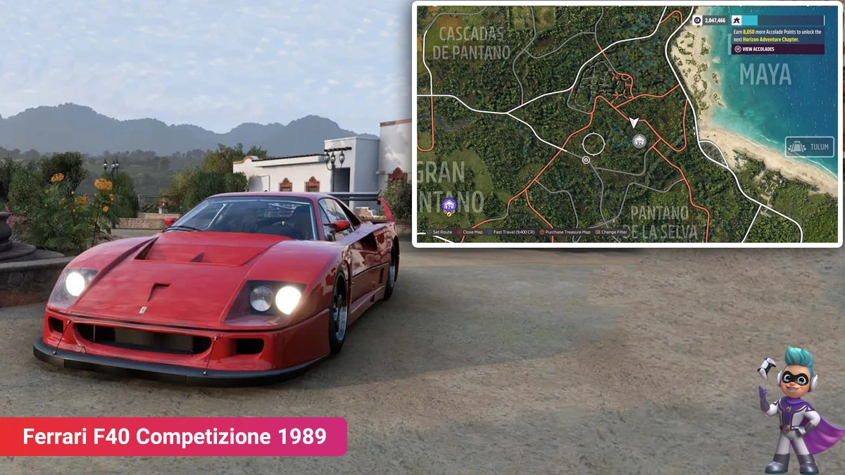 لوکیشن ماشین Ferrari F40 Competizione 1989