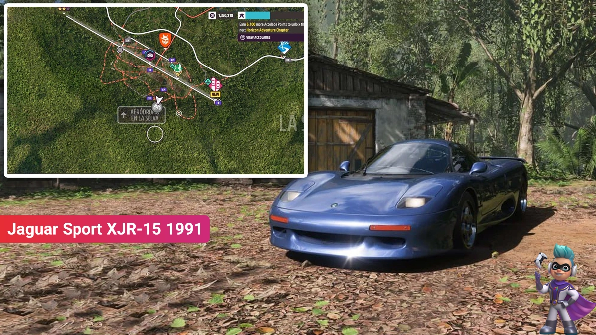 لوکیشن ماشین Jaguar Sport XJR-15 1991