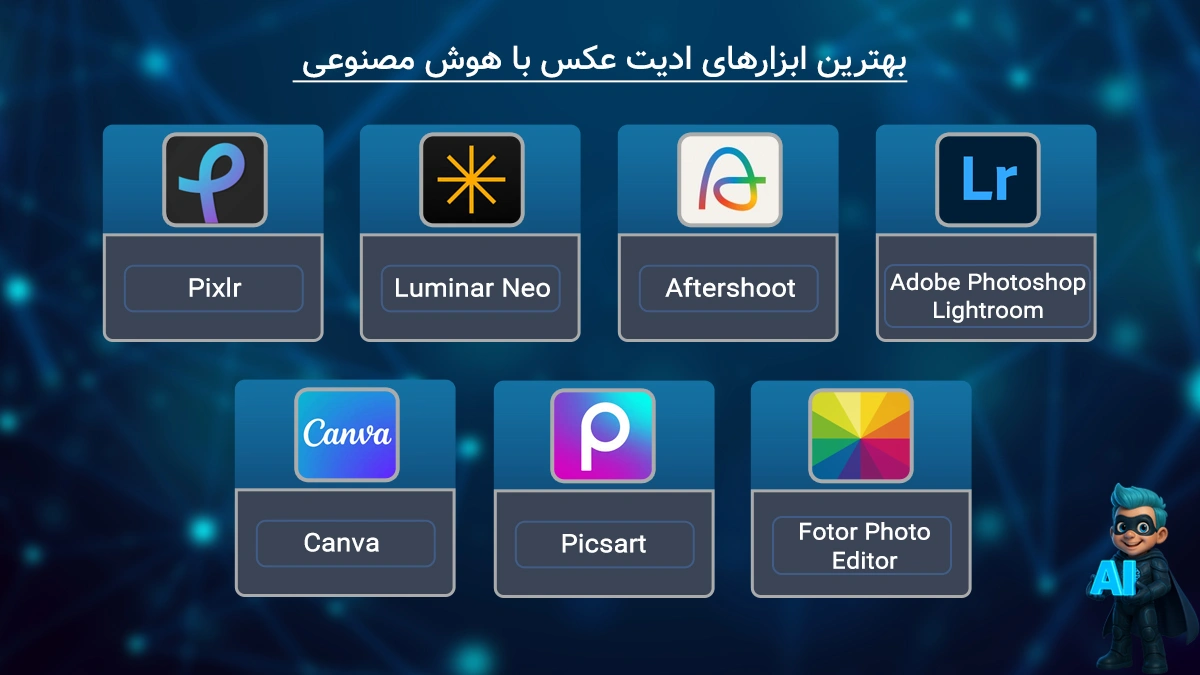 نگاهی سریع به بهترین هوش مصنوعی‌های ویرایش عکس آنلاین
