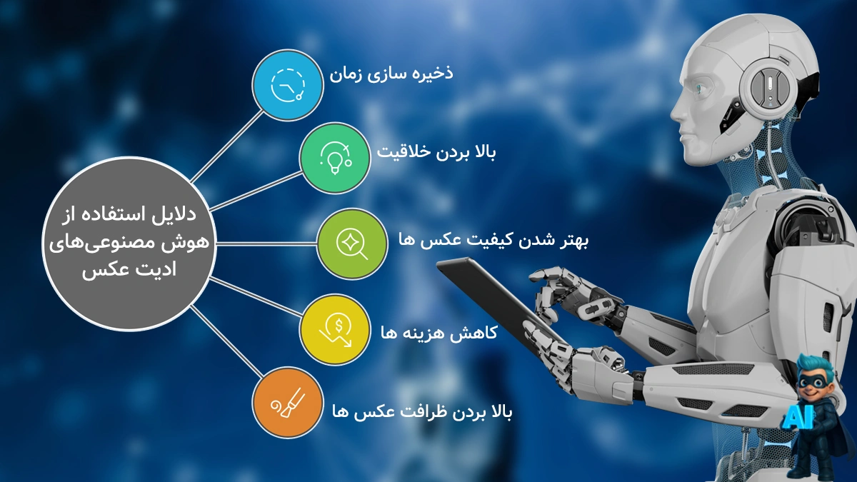 مزایای استفاده از ابزارهای ادیت عکس با هوش مصنوعی