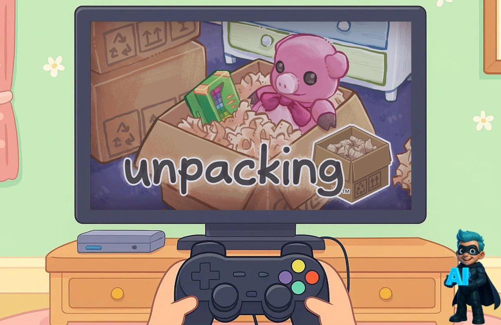 7. بازی Unpacking