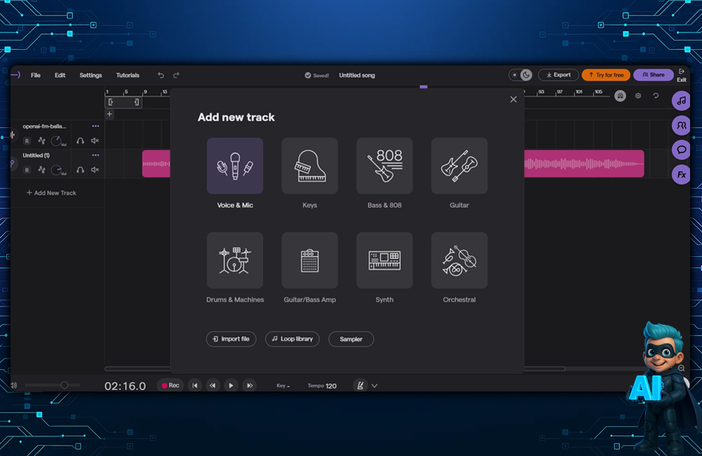 ساخت نوحه و مرثیه با هوش مصنوعی: سریع، خلاقانه و تأثیرگذار 18 تولید نوحه با Soundful یا Soundtrap by Spotify
