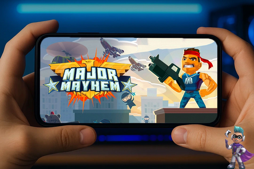 بهترین بازیهای تفنگی آفلاین اندروید که باید امتحان کنین! 19 4. بازی Major Mayhem