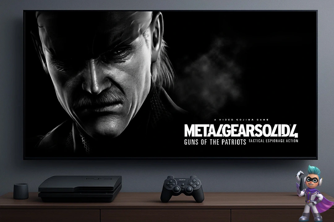 بهترین بازیهای PS3، نوستالژی هنوز زندهست! 18 5. بازی Metal Gear Solid 4: Guns of the Patriots