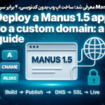 معرفی Manus 1.5 - ساخت اپ وب بدون کدنویسی! 7