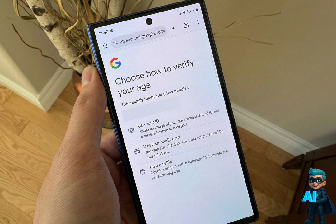 چرا جمنای (Gemini) عکس نمیسازه؟ + سادهترین روش برای حل مشکل Gemini 20 وریفای کردن تاریخ تولد در گوگل