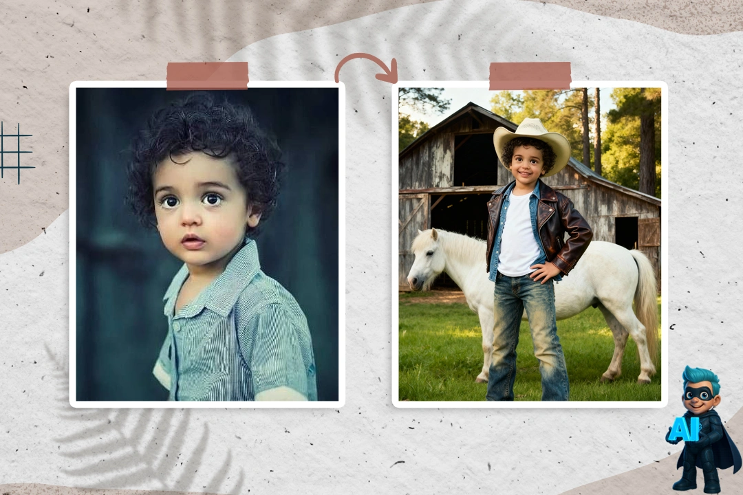 چطور بدون عکاسی، عکس آتلیهای بسازیم؟ + 26 تا پرامپت آماده و تستشده 40 پرامپت برای ساخت عکس کودک