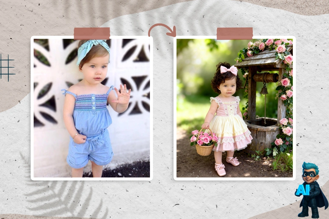 چطور بدون عکاسی، عکس آتلیهای بسازیم؟ + 26 تا پرامپت آماده و تستشده 38 پرامپت برای ساخت عکس کودک