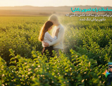 پرامپت برای عکس با کسی که دلتنگشی! (تست شده)