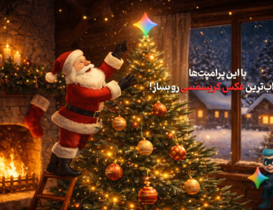 ساخت عکس کریسمسی با هوش مصنوعی