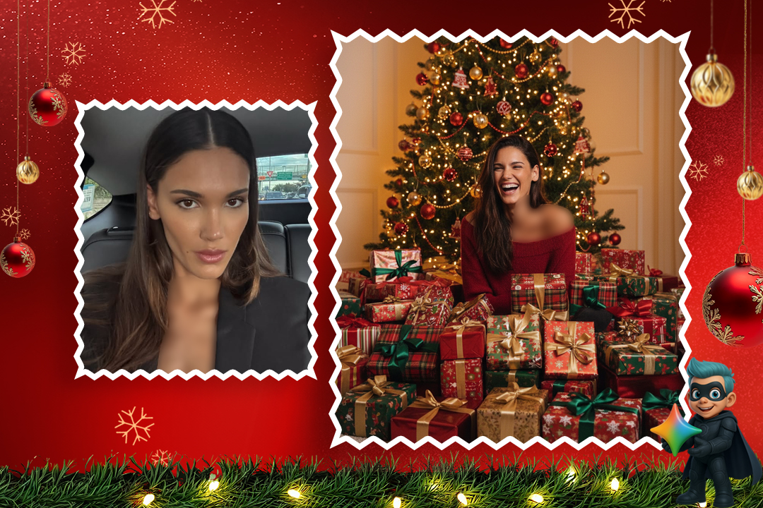 ساخت عکس کریسمسی با هوش مصنوعی (19 پرامپت تست شده و رایگان) 21 پرامپتهای کریسمسی زنانه