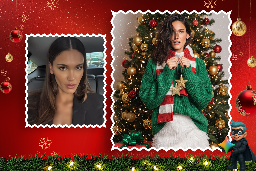 ساخت عکس کریسمسی با هوش مصنوعی (19 پرامپت تست شده و رایگان) 23 پرامپتهای کریسمسی زنانه