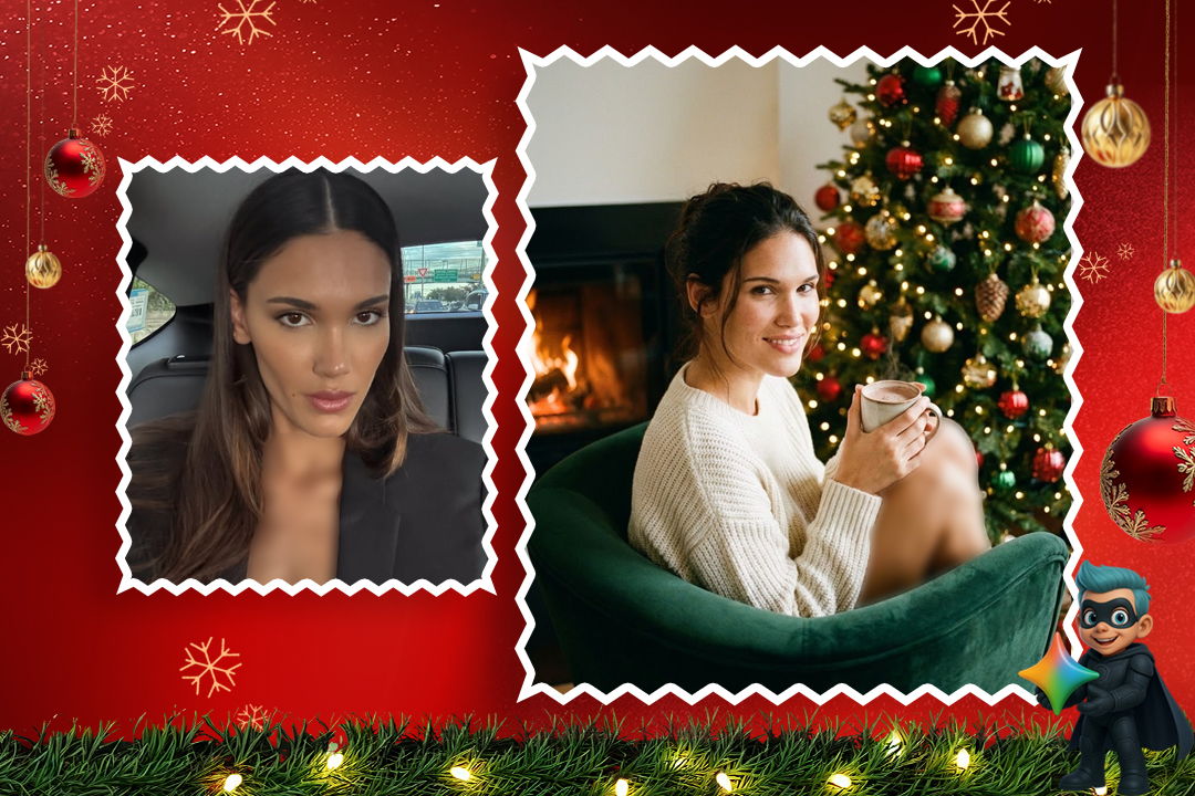 ساخت عکس کریسمسی با هوش مصنوعی (19 پرامپت تست شده و رایگان) 24 پرامپتهای کریسمسی زنانه