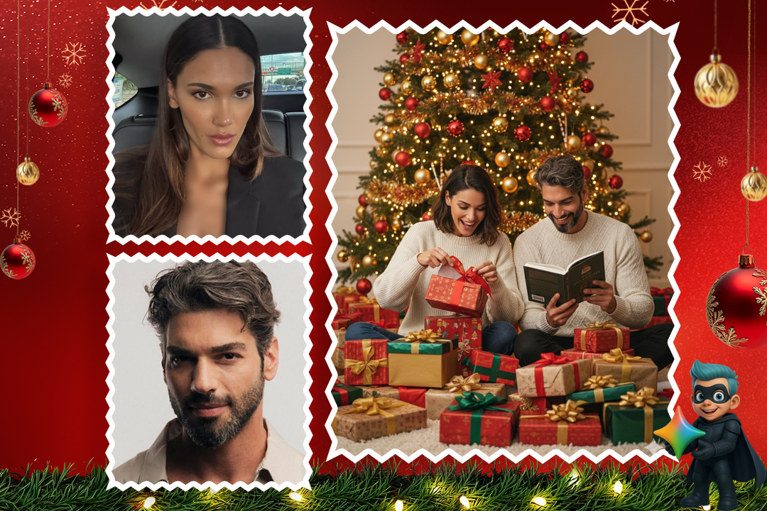 ساخت عکس کریسمسی با هوش مصنوعی (19 پرامپت تست شده و رایگان) 32 پرامپت ساخت عکس کریسمسی دونفره