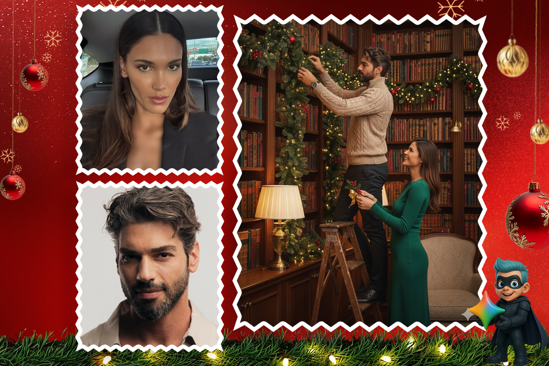 ساخت عکس کریسمسی با هوش مصنوعی (19 پرامپت تست شده و رایگان) 33 پرامپت ساخت عکس کریسمسی دونفره