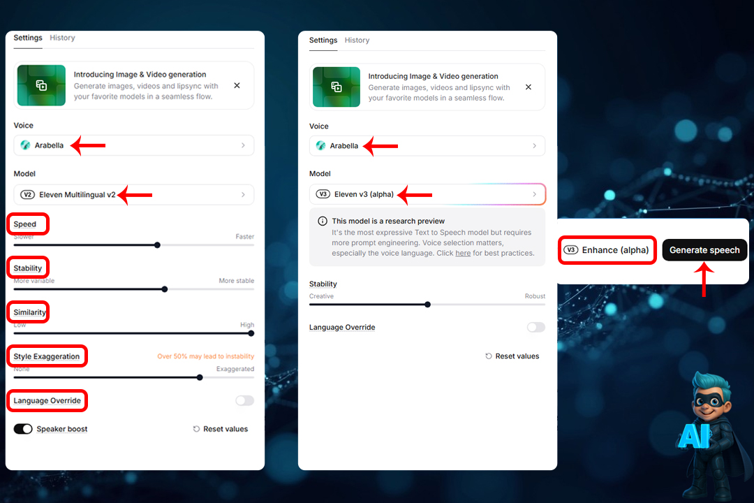 نحوه کار با ElevenLabs؛ آموزش گامبهگام و کامل 22 Text to Speech (تبدیل متن به صدا با هوش مصنوعی Elevenlabs)