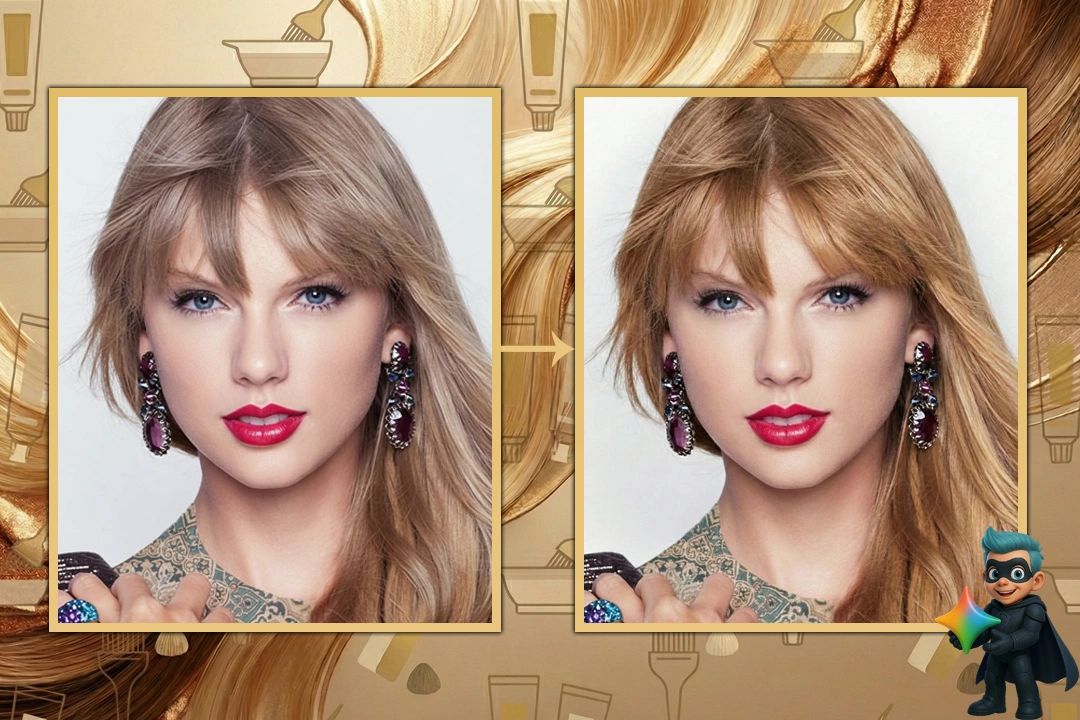 پرامپت تغییر رنگ مو با هوش مصنوعی (تست شده) 21 Honey Blonde (بلوند عسلی)