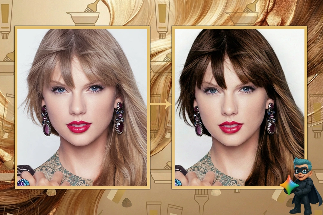 پرامپت تغییر رنگ مو با هوش مصنوعی (تست شده) 20 پرامپت برای رنگ مو