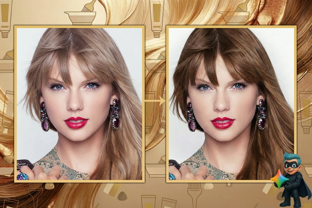 پرامپت تغییر رنگ مو با هوش مصنوعی (تست شده) 23 Rich Chocolate Brown (قهوهای شکلاتی)