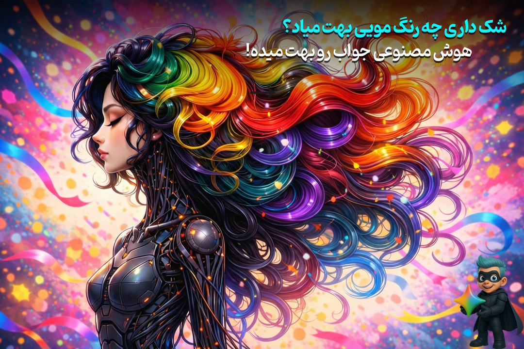 پرامپت تغییر رنگ مو با هوش مصنوعی (تست شده)