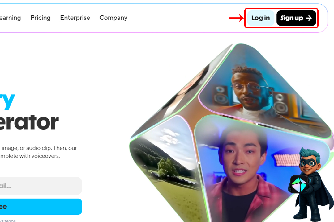 نحوه کار با HeyGen؛ ساخت آواتار سخنگو با هوش مصنوعی رایگان 16 چطور در هیجن ثبتنام کنیم؟ (آموزش گامبهگام)