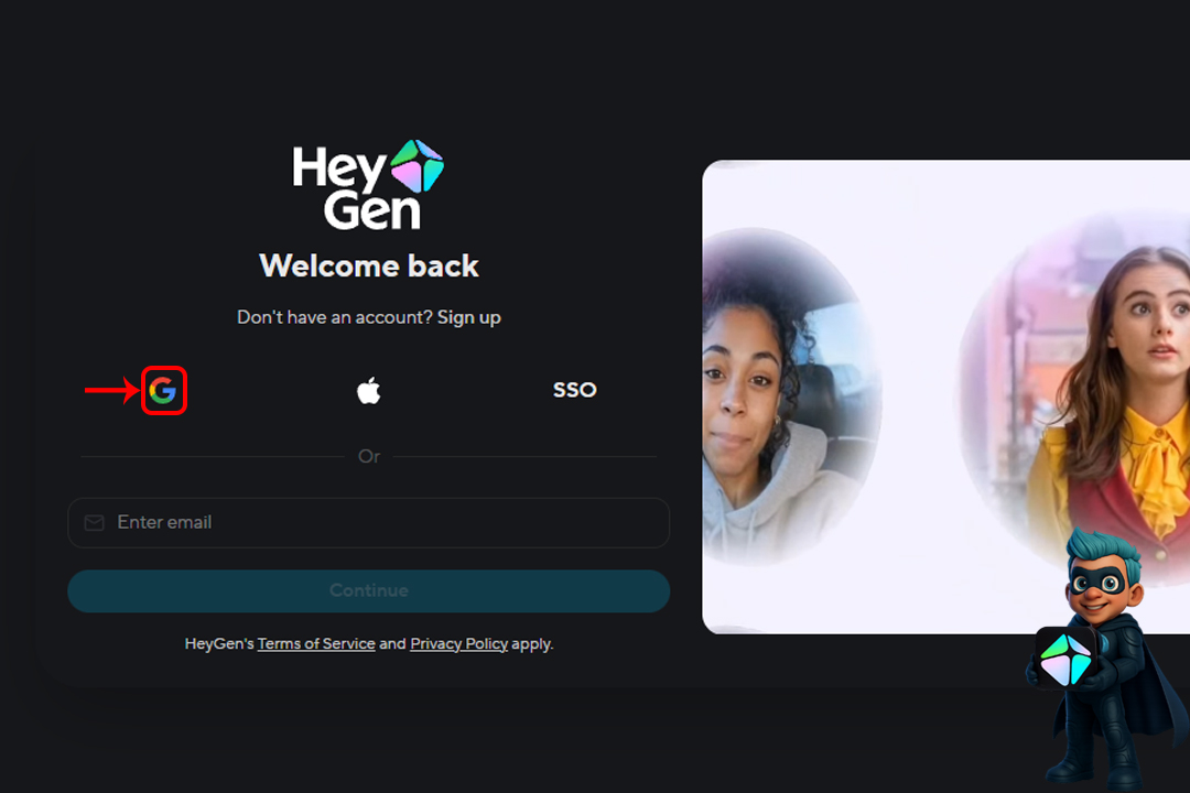 نحوه کار با HeyGen؛ ساخت آواتار سخنگو با هوش مصنوعی رایگان 17 چطور در HeyGen ثبتنام کنیم؟ (آموزش گامبهگام)