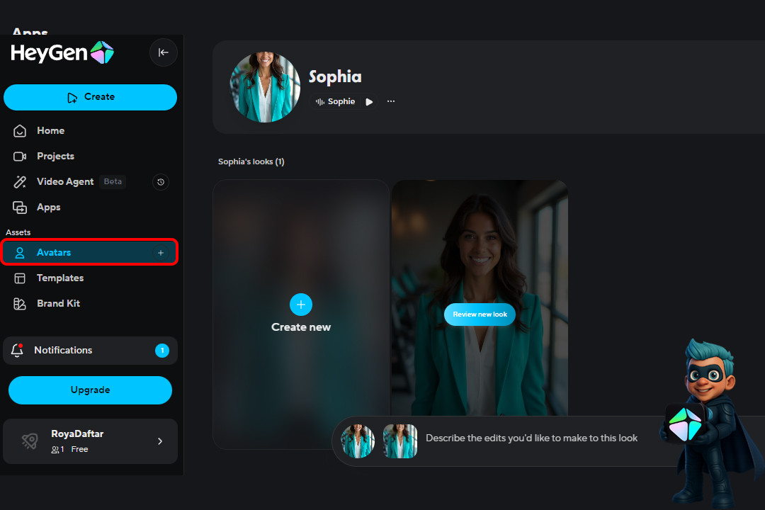 نحوه کار با HeyGen؛ ساخت آواتار سخنگو با هوش مصنوعی رایگان 25 بخش Avatars