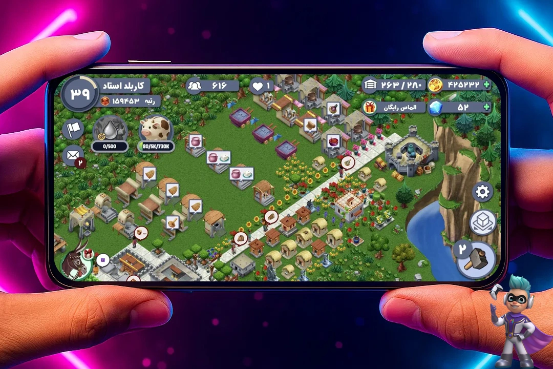 بهترین بازی های ایرانی اندروید که نباید از دست بدین! 16 بازی پرسیتی (PerCity)