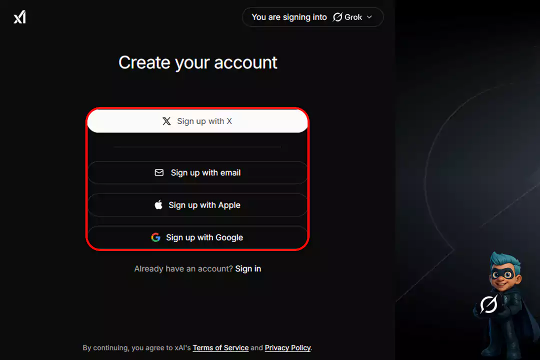 آموزش صفر تا صد کار با هوش مصنوعی گراک (Grok) 18 چطور توی گراک ثبت نام کنیم؟