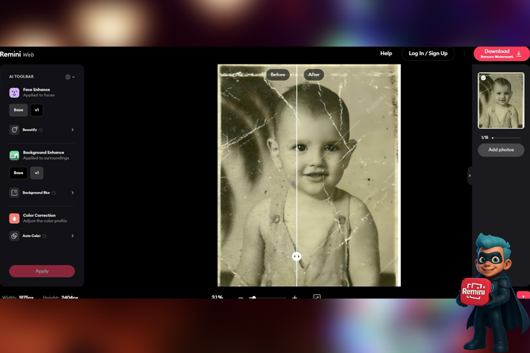 نحوه کار با Remini - بهترین راهنما برای مبتدیها! 20 راهنمای دقیق استفاده از نسخه وب Remini