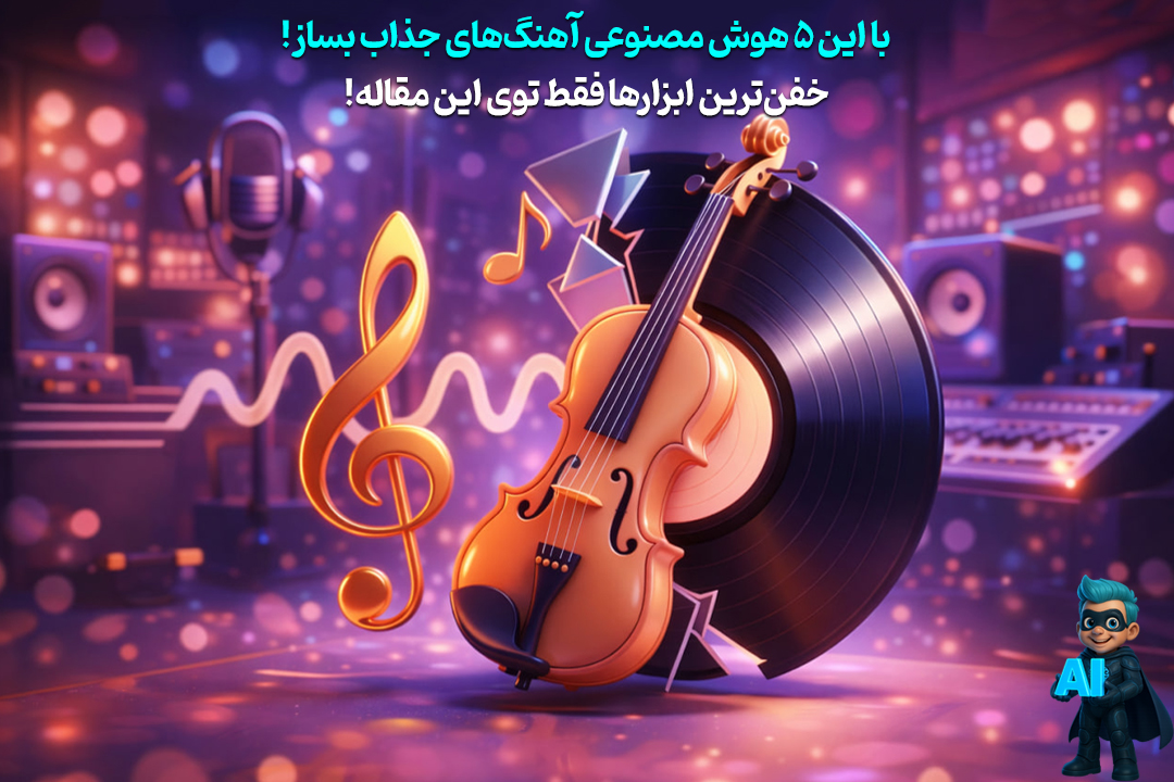 5 ابزار ساخت آهنگ با هوش مصنوعی که کیفیت کارت رو چند برابر میکنن! 187 ساخت آهنگ با هوش مصنوعی
