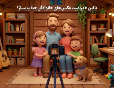 10 پرامپت عکس خانوادگی حرفهای (تستشده) 23 بهترین پرامپت ها برای ساخت عکس خانوادگی