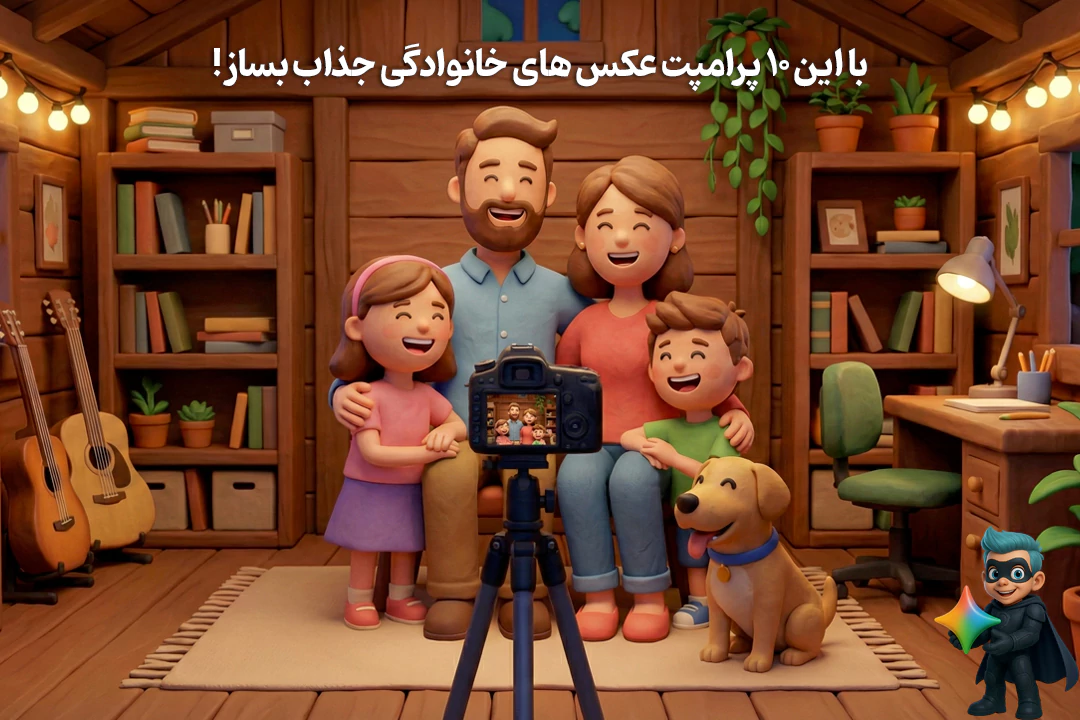 10 پرامپت عکس خانوادگی حرفهای (تستشده) 18 بهترین پرامپت ها برای ساخت عکس خانوادگی