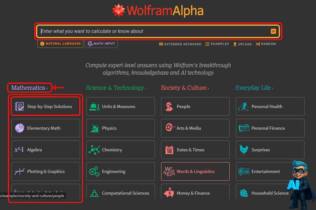 3 هوش مصنوعی برتر برای حل مسائل ریاضی(راهنما گام به گام) 20 هوش مصنوعی Wolfram Alpha؛ حل تشریحی ریاضی مهندسی و انتگرال