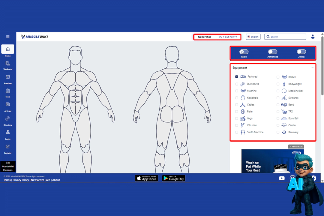 بهترین اپلیکیشن بدنسازی؛ معرفی ۳ برنامه برتر برای جایگزینی مربی 17 آموزش گامبهگام کار با MuscleWiki؛ چطور برنامه تمرینی اختصاصی بسازیم؟