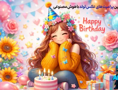 ساخت عکس تولد با هوش مصنوعی 30 پرامپت رایگان و تست شده