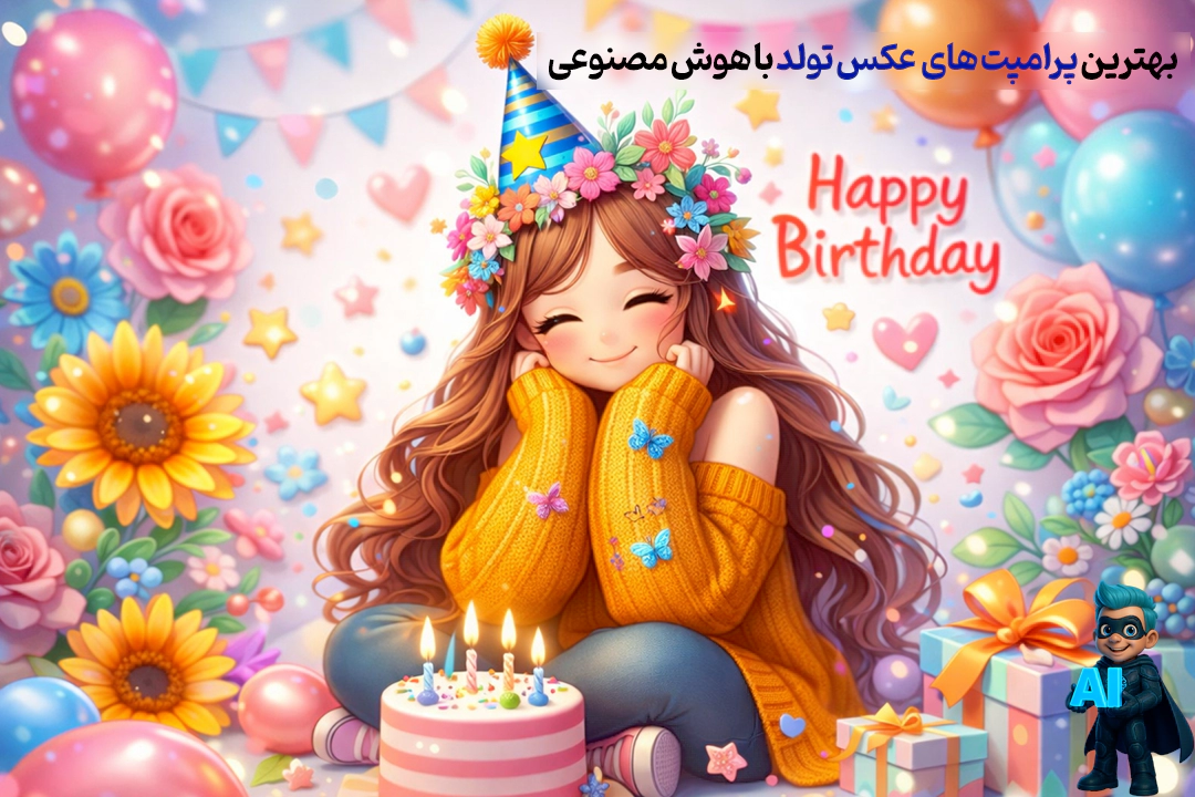 ساخت عکس تولد با هوش مصنوعی 30 پرامپت رایگان و تست شده 115 ساخت عکس تولد با هوش مصنوعی 30 پرامپت رایگان و تست شده