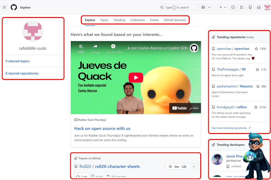 نحوه کار با GitHub Copilot؛ کد نویسی با هوشمصنوعی! 34 بخش Explore در هوش مصنوعی گیتهاب کوپایلوت