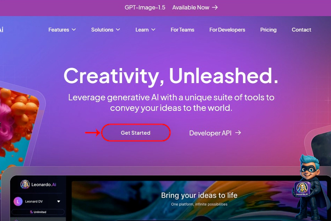 نحوه کار با هوش مصنوعی Leonardo + آموزش تصویری 17 نحوه لاگین در لئوناردو