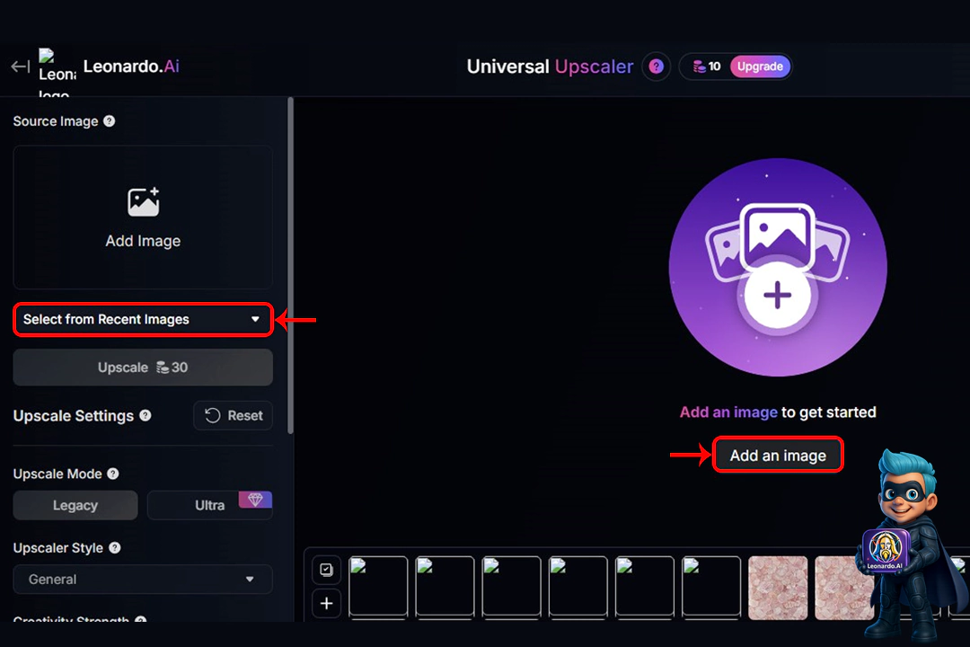نحوه کار با هوش مصنوعی Leonardo + آموزش تصویری 29 بخش Upscaler در لئوناردو چیه؟