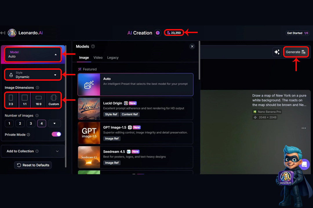 نحوه کار با هوش مصنوعی Leonardo + آموزش تصویری 20 نحوه ساخت عکس با هوش مصنوعی Leonardo