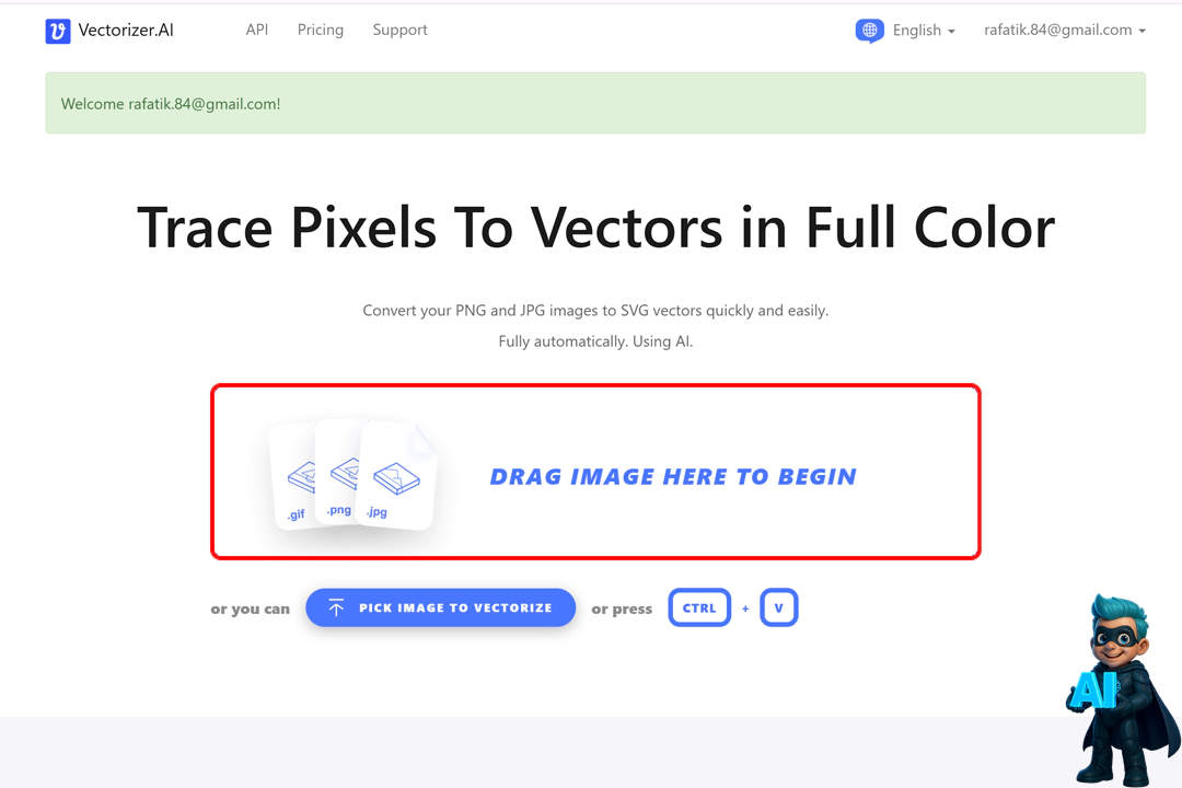 5 ابزار هوش مصنوعی ساخت وکتور که جایگزین طراحان گرافیک میشن! 22 نحوه ساخت وکتور با هوش مصنوعی Vectorizer