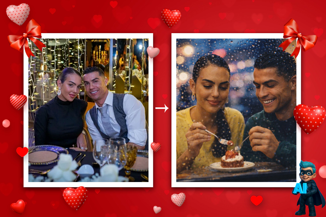 پرامپت عکس ولنتاین جذاب (10 پرامپت تست شده دونفره) 22 پرامپت عکس ولنتاین جذاب