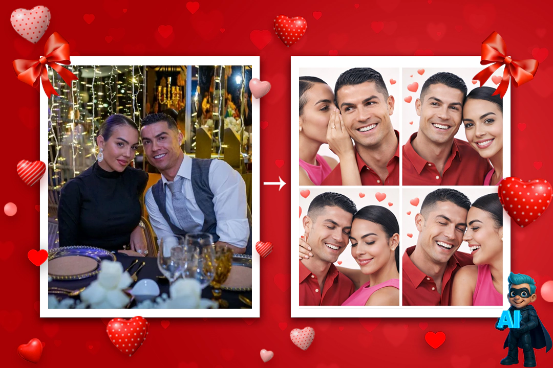 پرامپت عکس ولنتاین جذاب (10 پرامپت تست شده دونفره) 26 پرامپت عکس ولنتاین جذاب