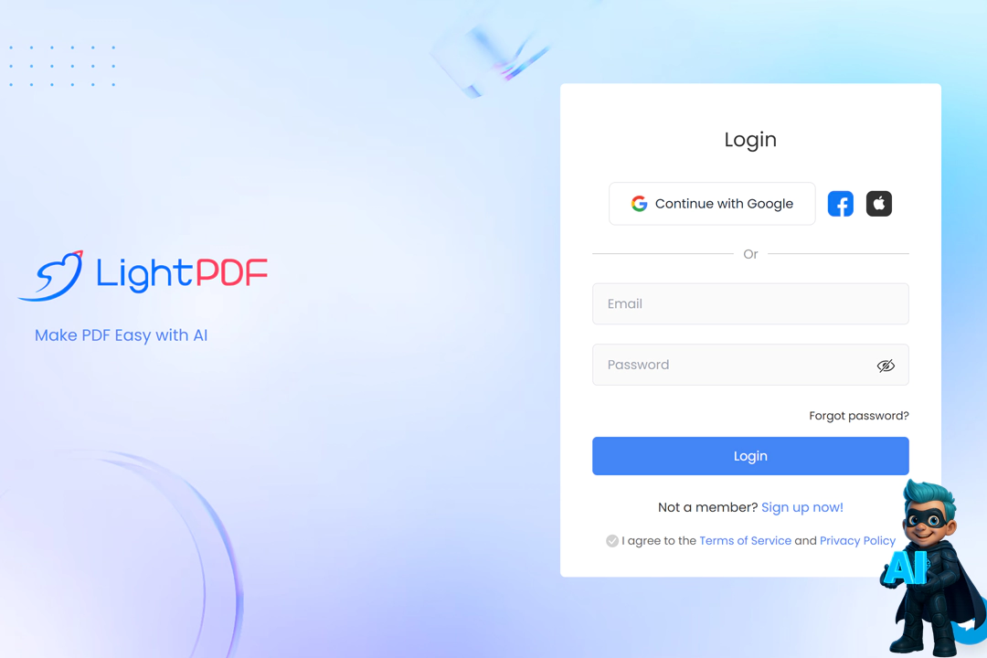 حذف واترمارک با هوش مصنوعی در کمترین زمان (3 ابزار تست شده!) 19 ثبت نام توی هوش مصنوعی Lightpdf