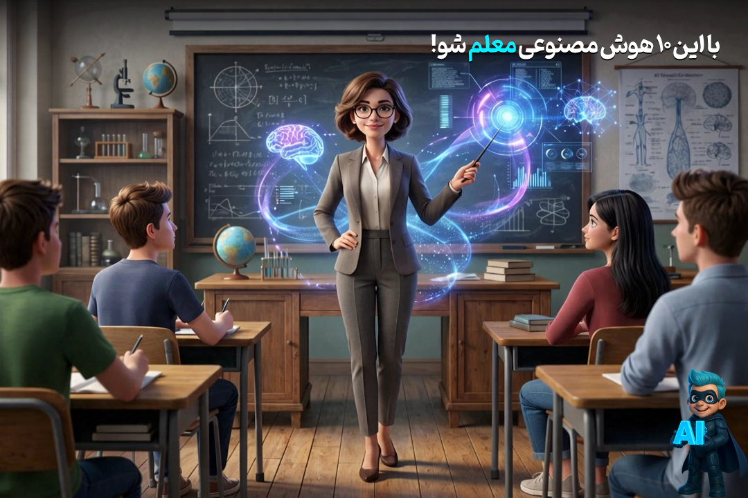10 ابزار هوش مصنوعی کاربردی برای معلمان (تست شده)